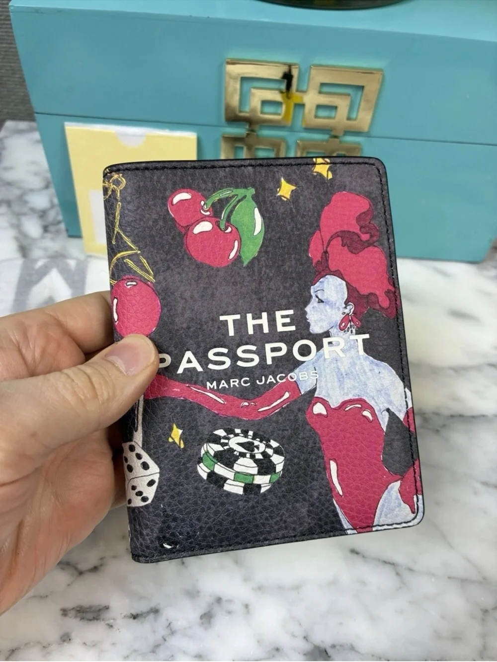 Marc Jacobs Las Vegas Iconic Landmarks The Passport Holder - Limited Release NWT